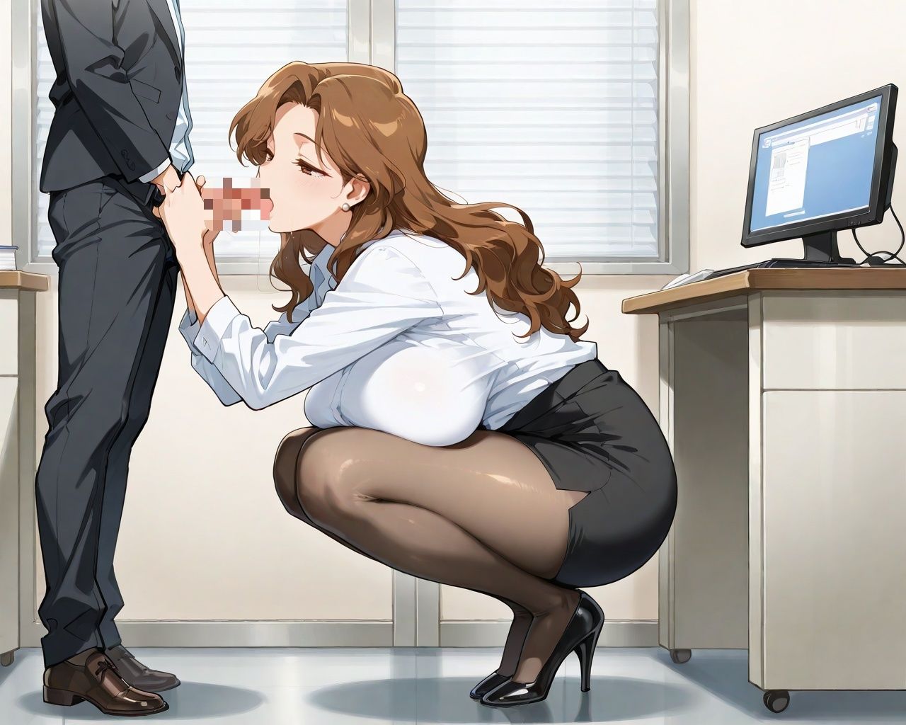 爆乳人妻とコスプレSEX 泣いても絶倫巨根はノンストップ サンプル3ページ目
