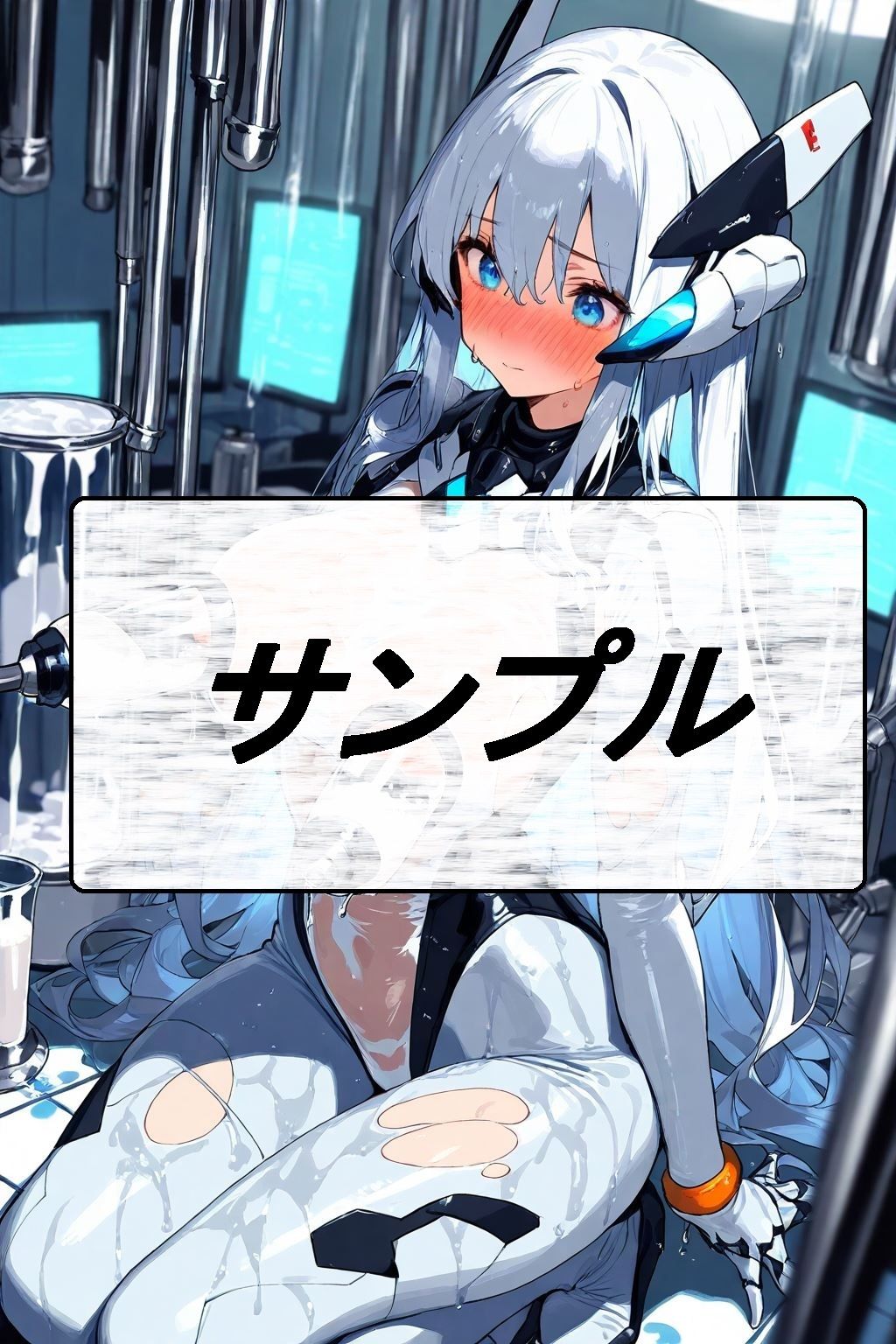 メカ娘たちの搾乳記録 サンプル1ページ目