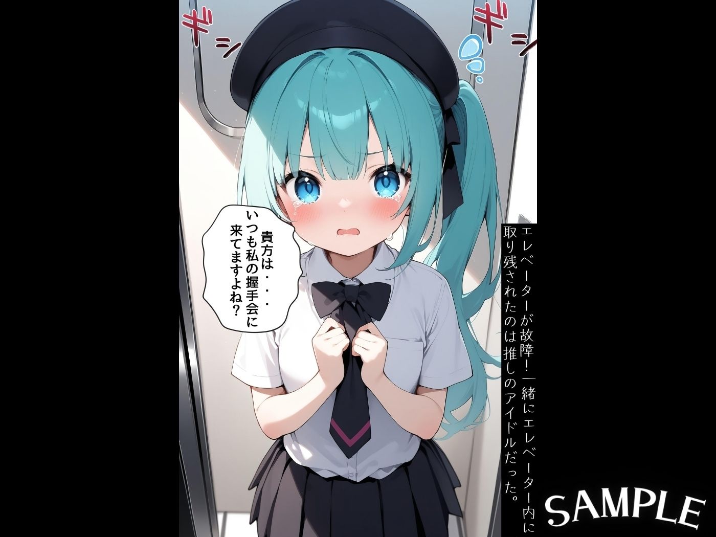 エレベーターが故障！同乗していたのは推しのアイドルだったんだ。 サンプル5ページ目