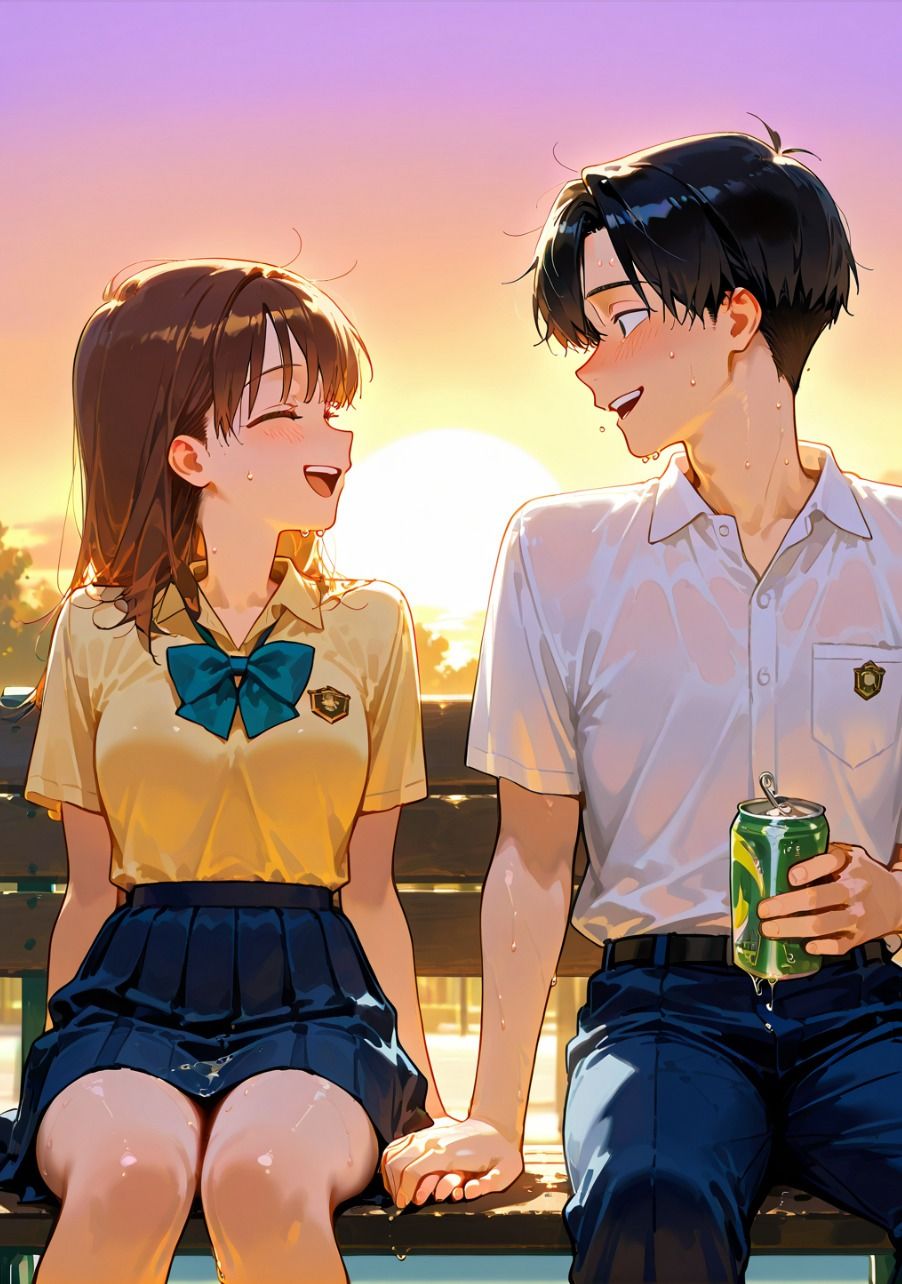 寝取られ顔 〜彼女が先輩と部室で汗と喘ぎの寝取られ交尾〜 サンプル1ページ目