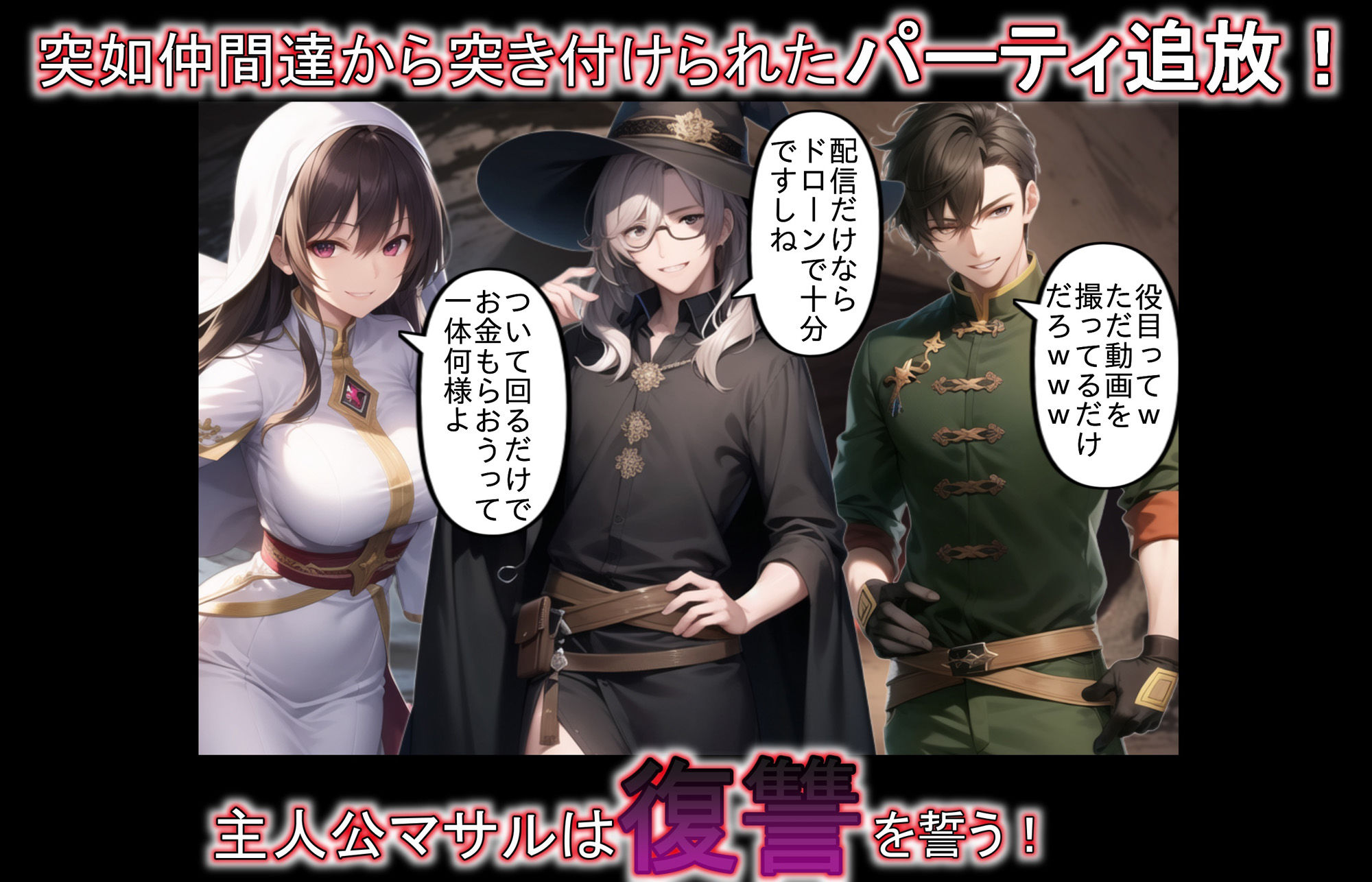 追放されたパーティにTSトラップで復讐配信 総集編 サンプル2ページ目