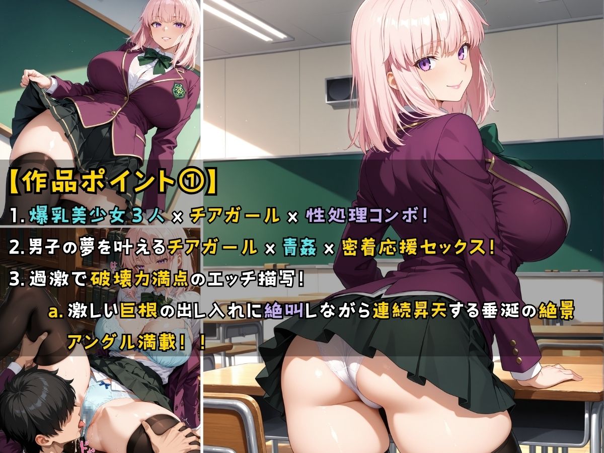 チアガール女子校生 ユニフォームを着てエッチなことをする話 サンプル2ページ目