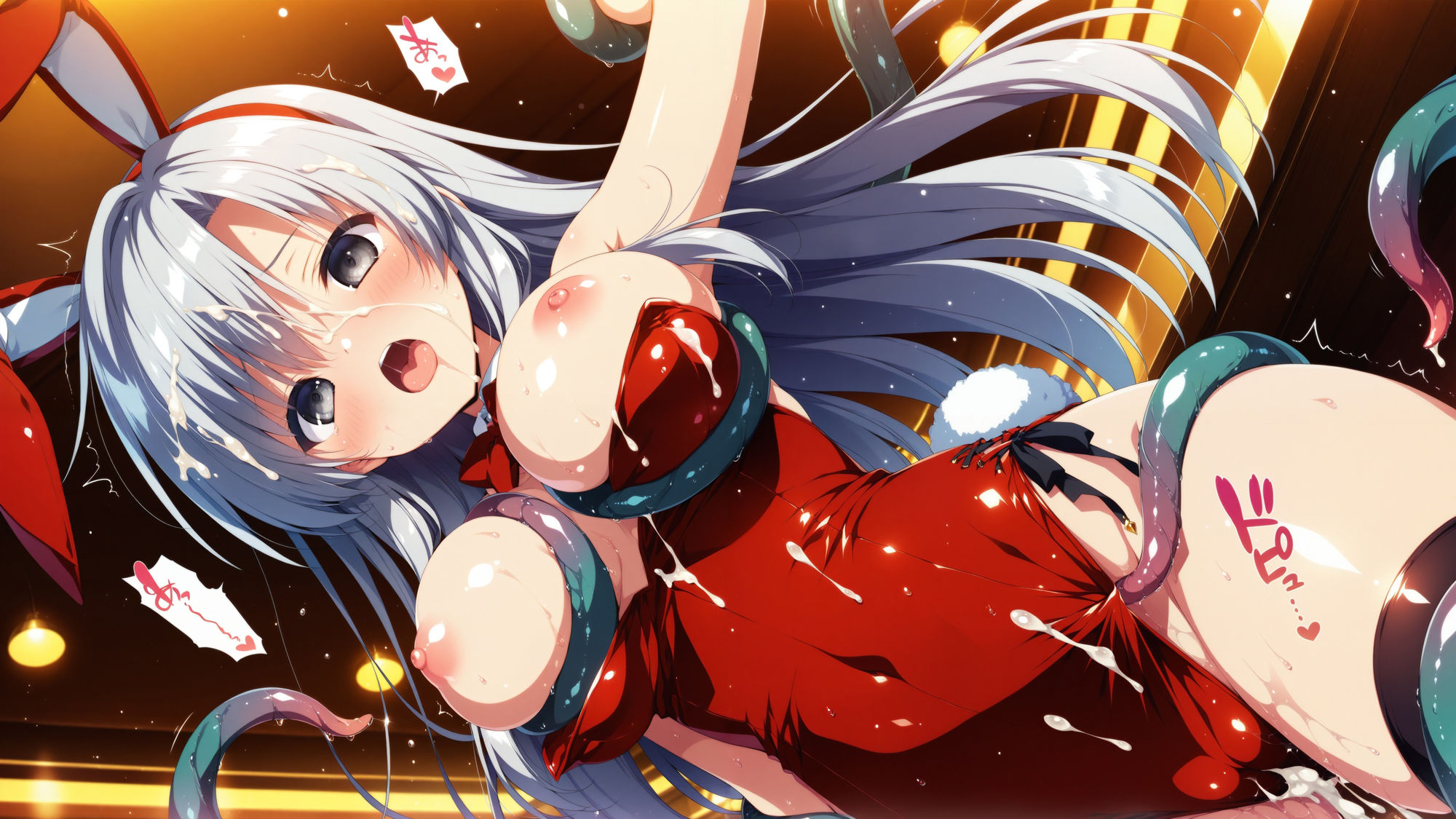 触手に囚われた少女達 〜バニーガール編〜 Vol.2 サンプル5ページ目