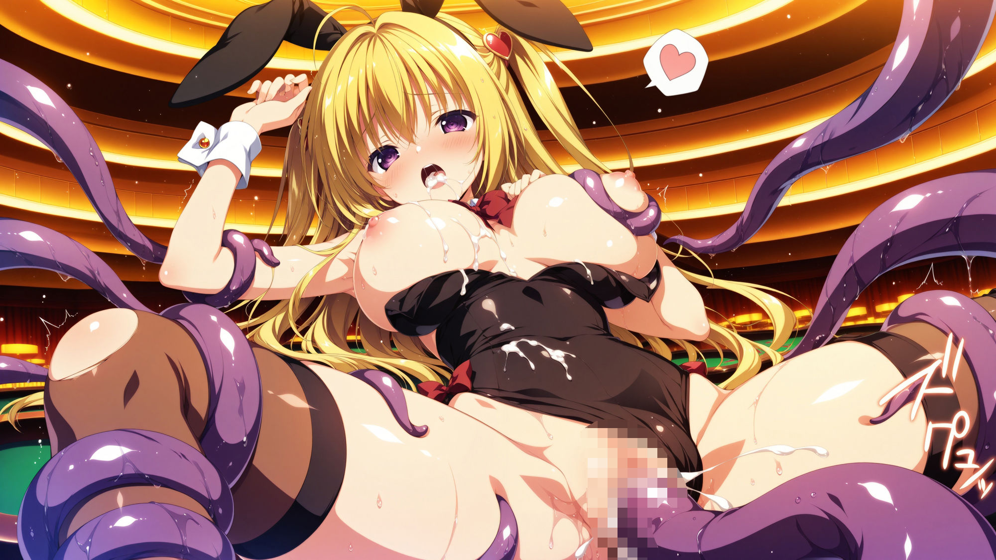 触手に囚われた少女達 〜バニーガール編〜 Vol.2 サンプル6ページ目