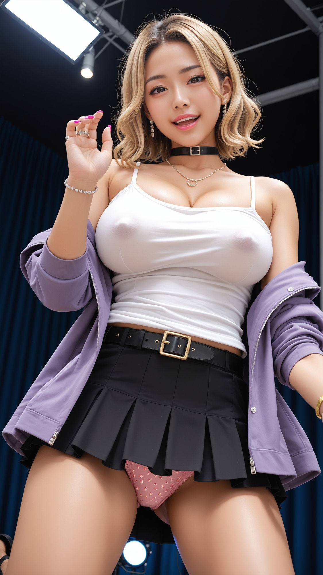 クラブのお立ち台で踊るミニスカ爆乳ギャル サンプル7ページ目