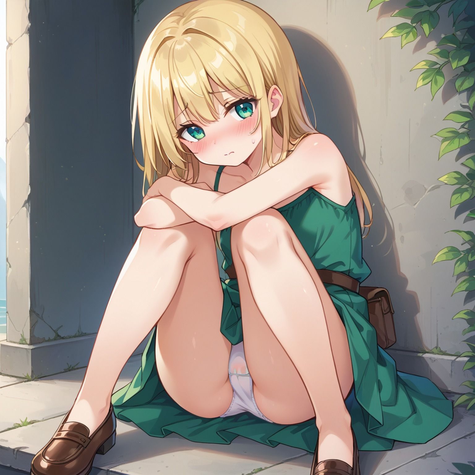 パンティーまる見え美少女【AIイラスト集】 サンプル1ページ目