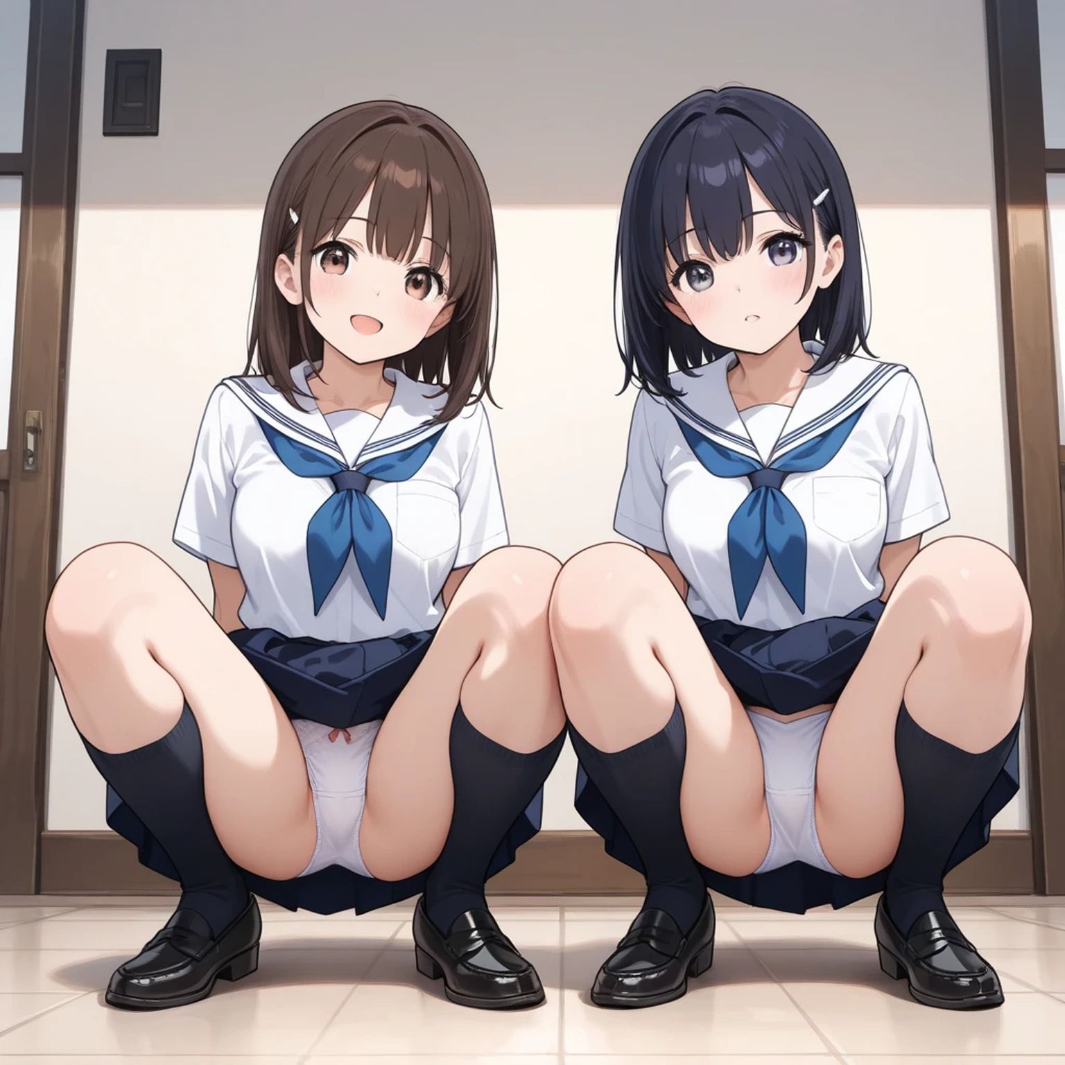 パンティーまる見え美少女【AIイラスト集】 サンプル3ページ目