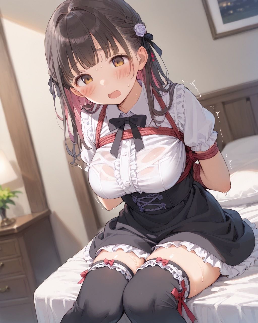 地雷ちゃんとSMごっこ！ドMに目覚めて肉便器にされた巨乳少女 サンプル5ページ目