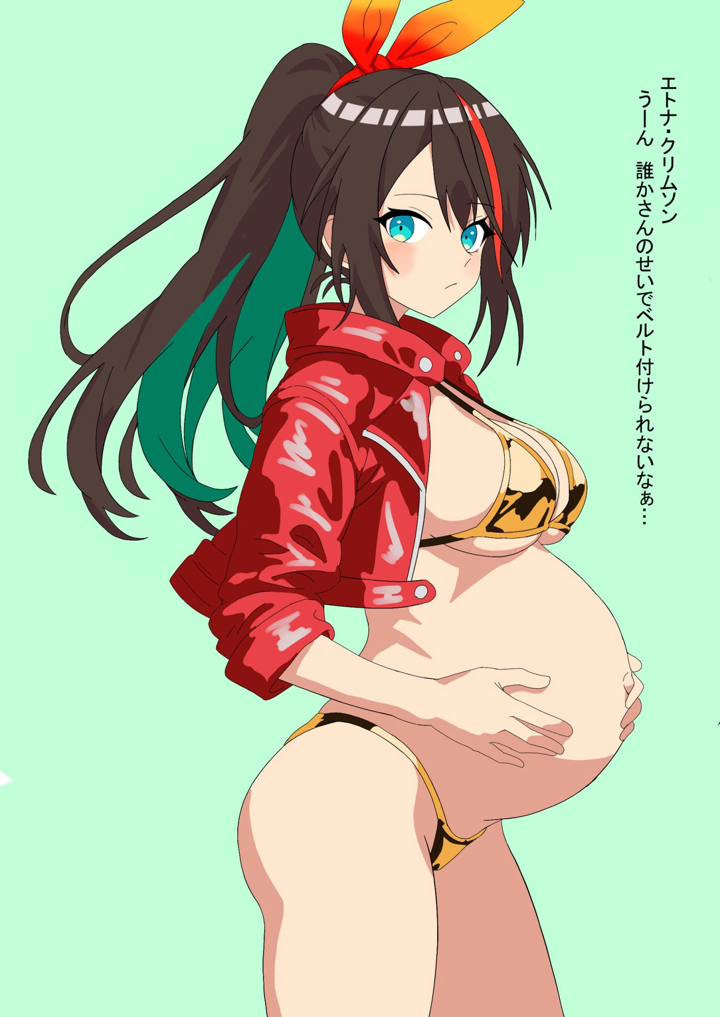（R18）にじさんじボテ腹イラスト集_4 サンプル3ページ目