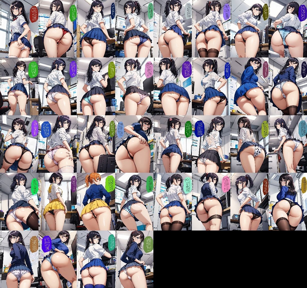 デカ尻OLのパンティ事情、知りたくない？ Vol.1 サンプル10ページ目