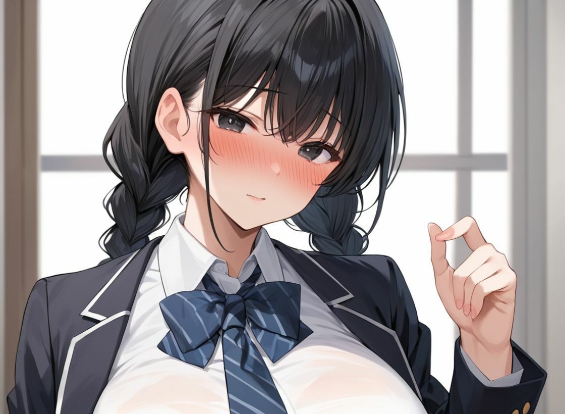 巨乳な優等生をオナホ化させる話 サンプル1ページ目