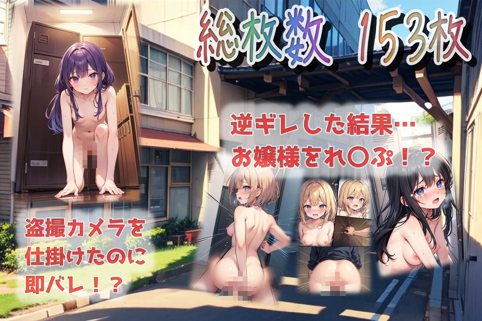 お嬢様学校の更衣室で盗撮してたら即バレした件 サンプル1ページ目