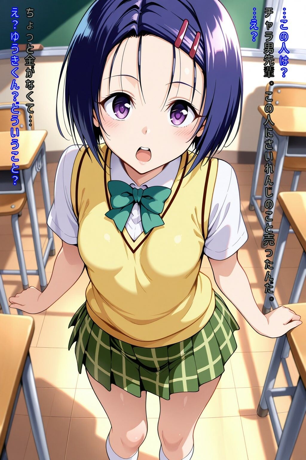 はるなちゃんをチャラ男先輩に売りました サンプル2ページ目