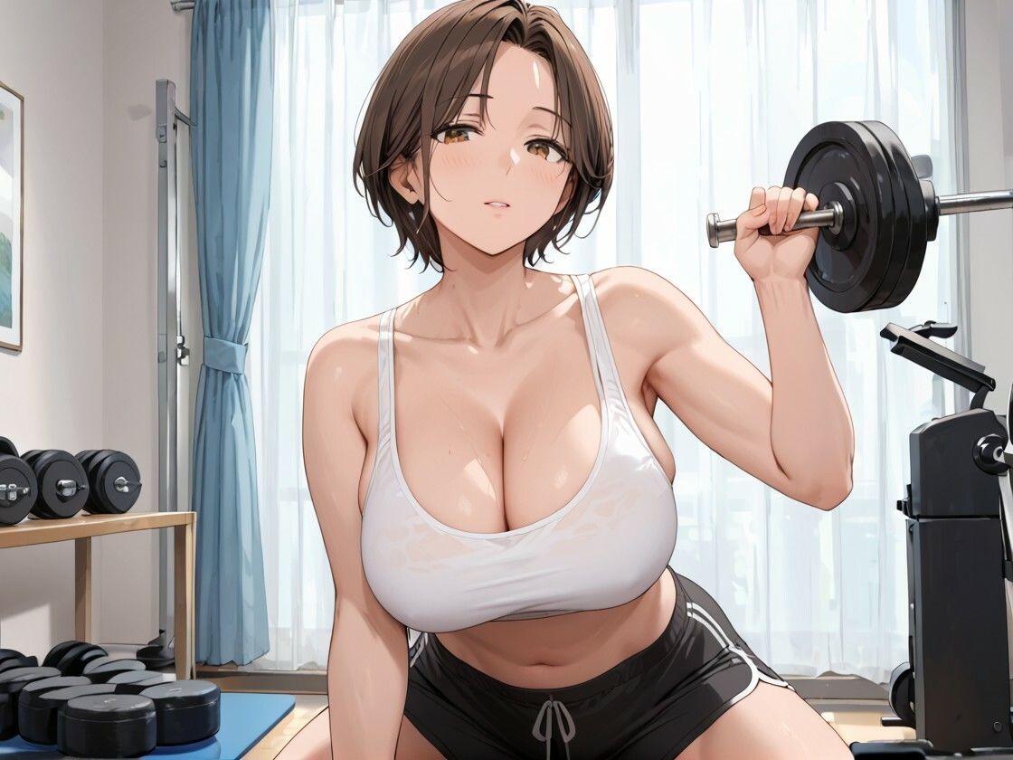 爆乳人妻 〜ジムで出会った熟女とイケない関係〜 サンプル4ページ目