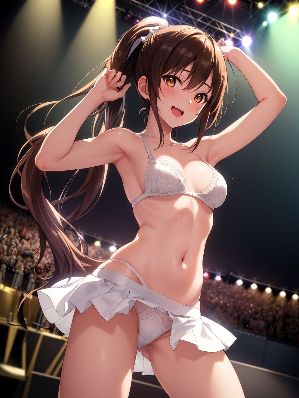 スポットライトを浴びた美少女たち〜AIイラスト集〜 サンプル4ページ目