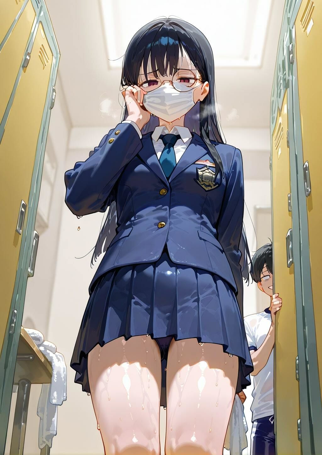 地味な水泳部マネージャーが脱いだらエロい サンプル1ページ目