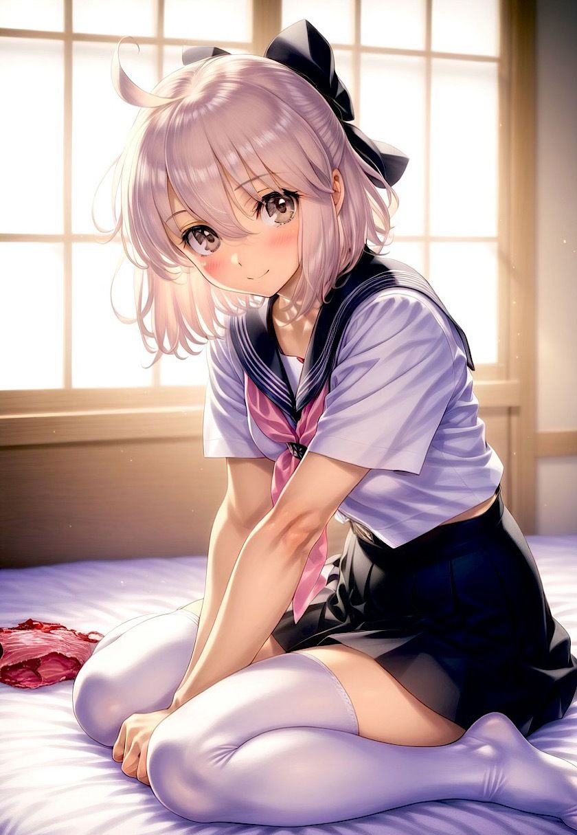 今日のおかず F◯te 沖田◯司  制服バージョン サンプル1ページ目