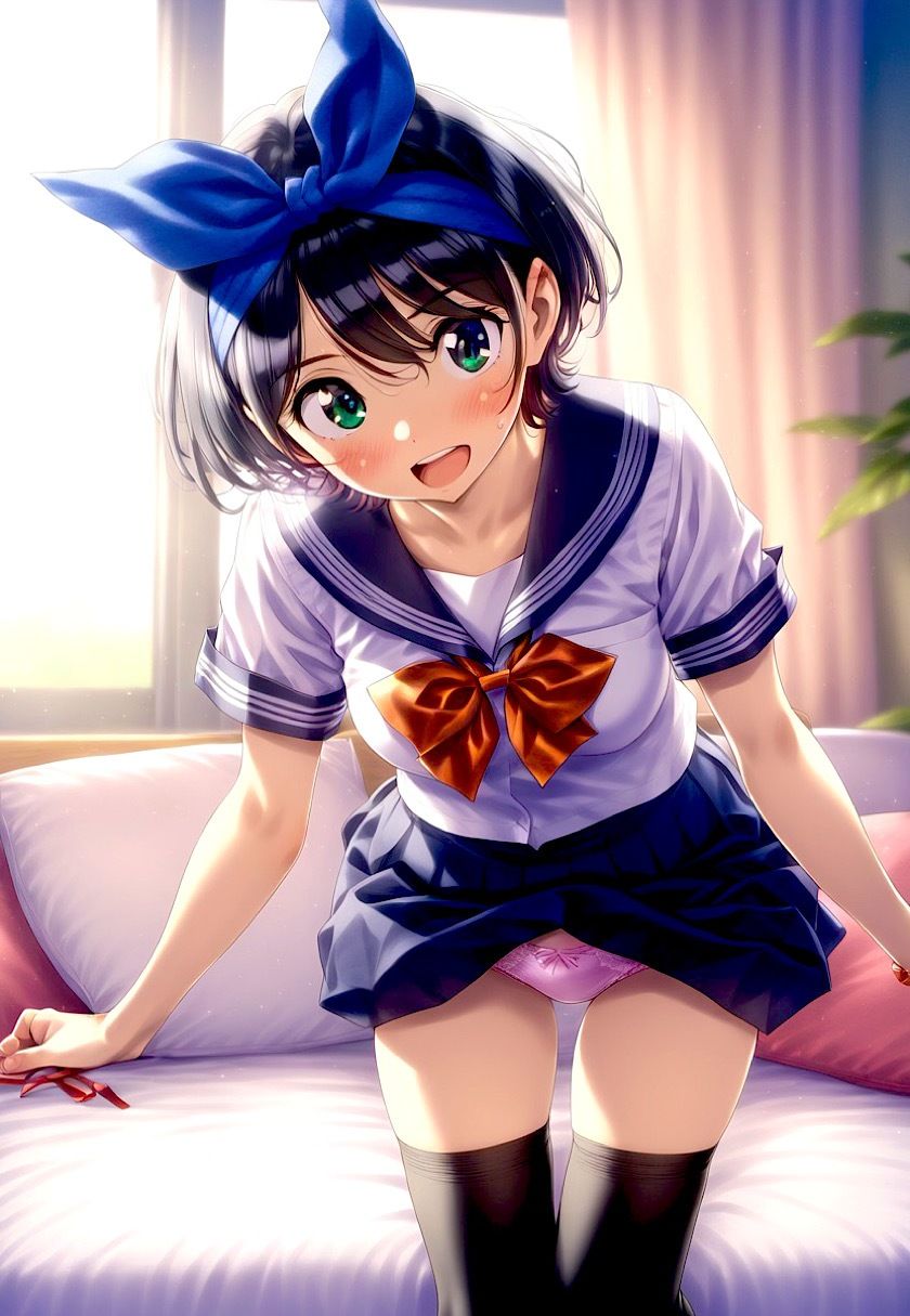 今日のおかず ◯女お借りします 更科 ◯夏 制服バージョン サンプル1ページ目