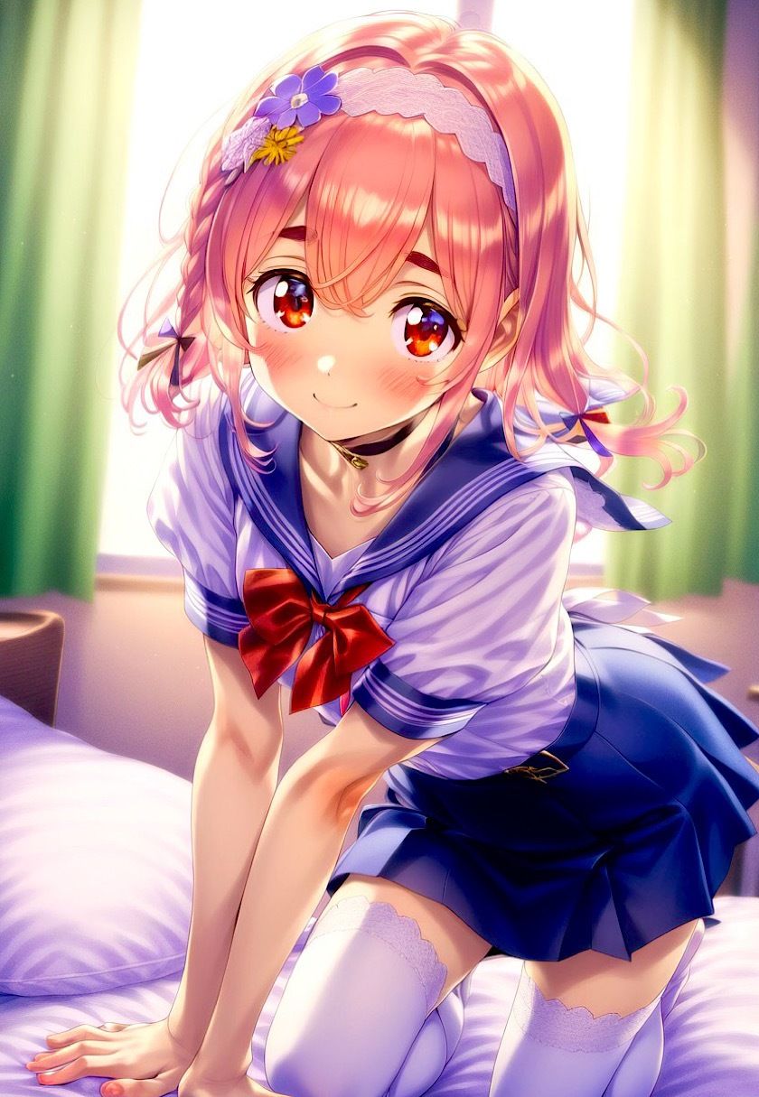今日のおかず ◯女お借りします 桜◯ 墨 制服バージョン サンプル1ページ目