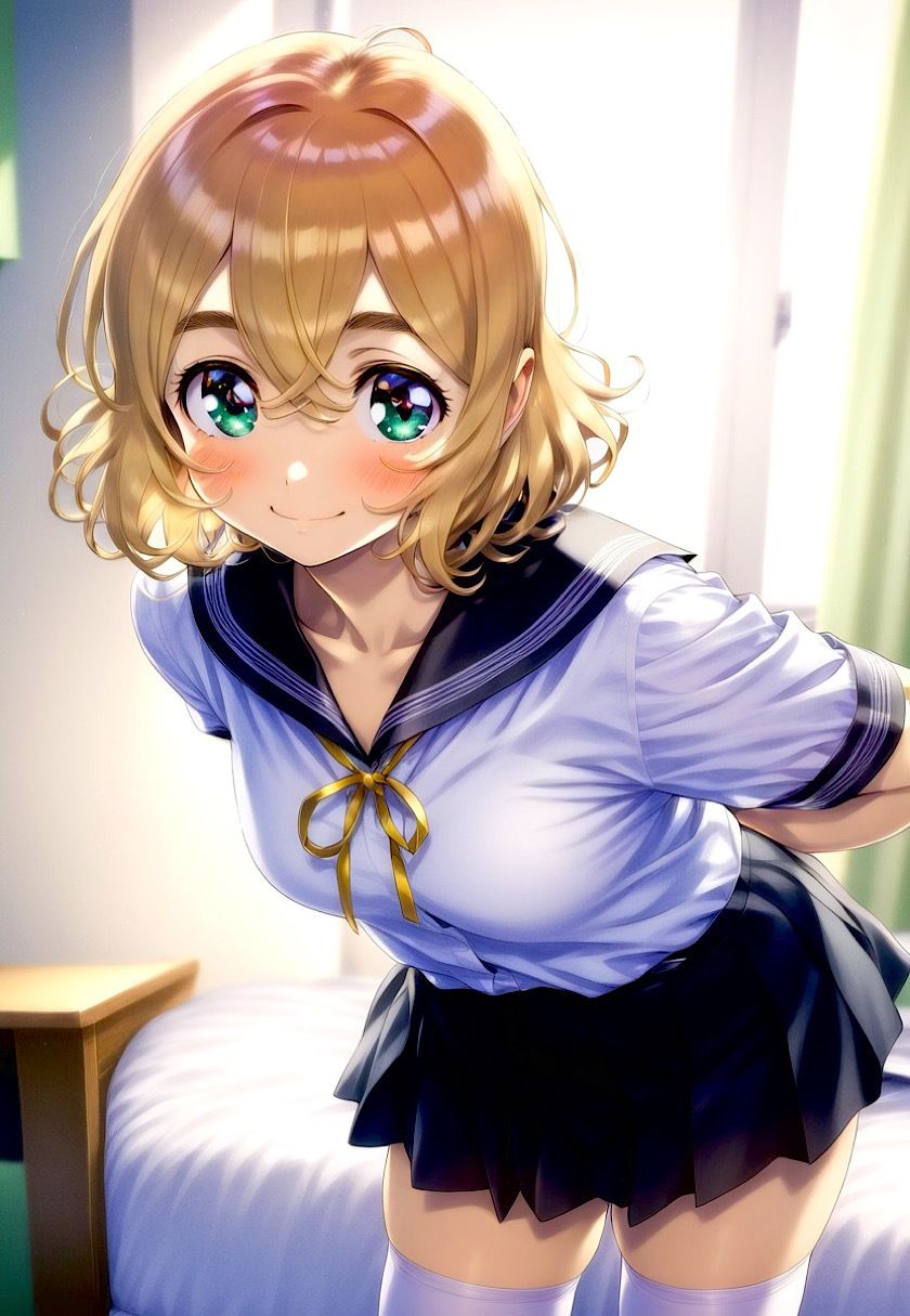 今日のおかず ◯女、お借りします 七海 ◯美 制服バージョン サンプル1ページ目