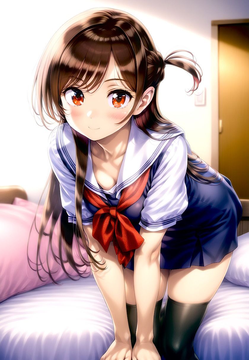 今日のおかず ◯女、お借りします 水原 ◯鶴制服バージョン サンプル1ページ目