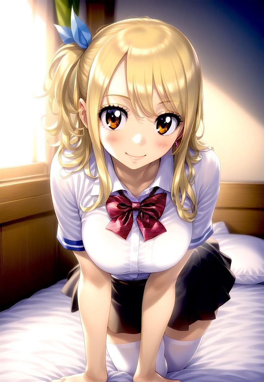 今日のおかず FAIRY ◯AIL ルーシィ・◯ートフィリア 制服バージョン サンプル1ページ目