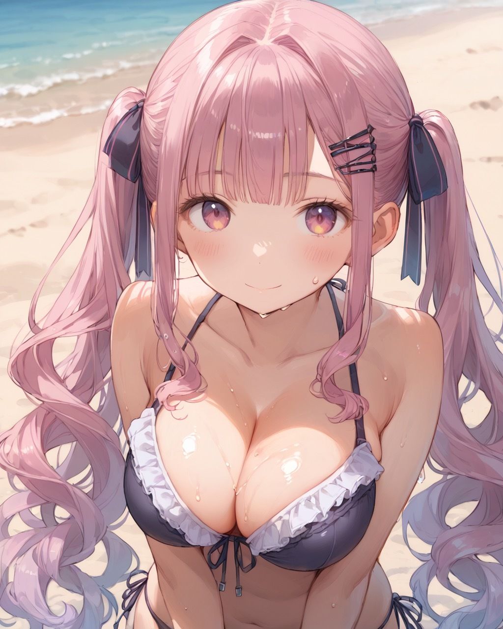 わからせセックス！地雷ちゃんに真夏のビーチで汗だく孕ませ サンプル3ページ目
