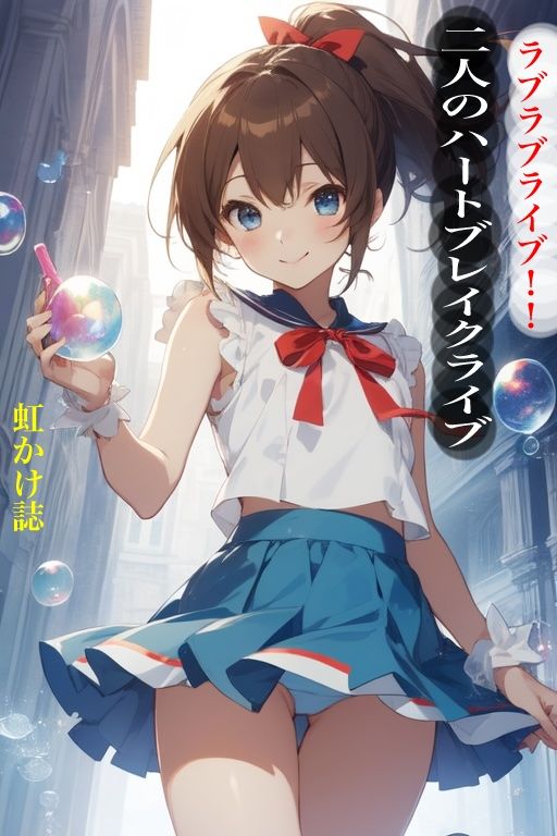 虹かけ誌  二人のハートブレイクライブ  ラブラブライブ！！ サンプル1ページ目