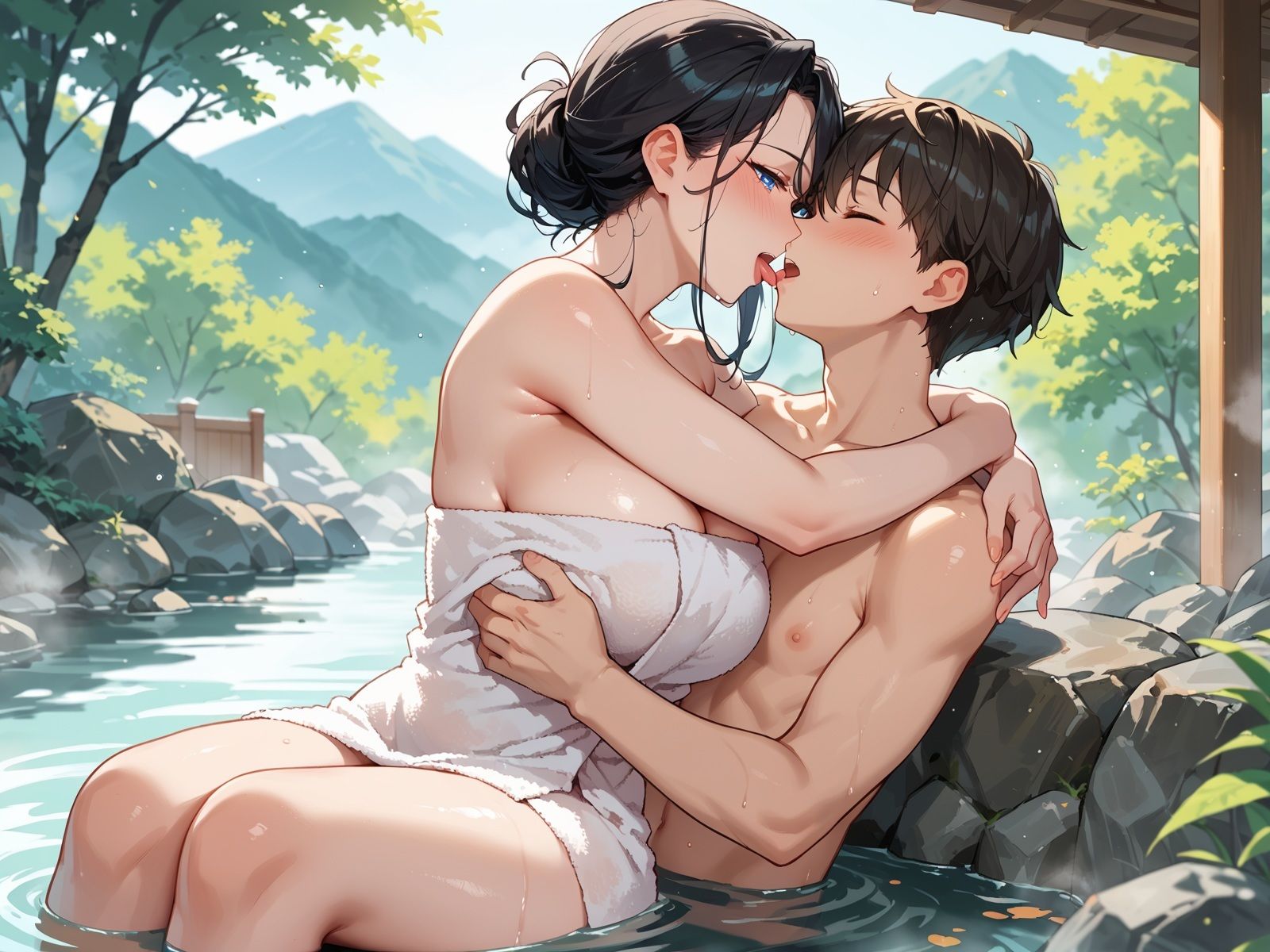 【おっぱいを揉む】イラスト集 サンプル2ページ目
