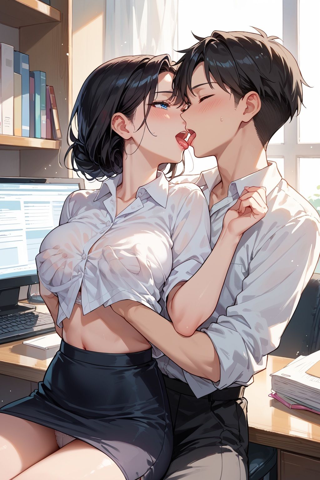 【おっぱいを揉む】イラスト集 サンプル4ページ目