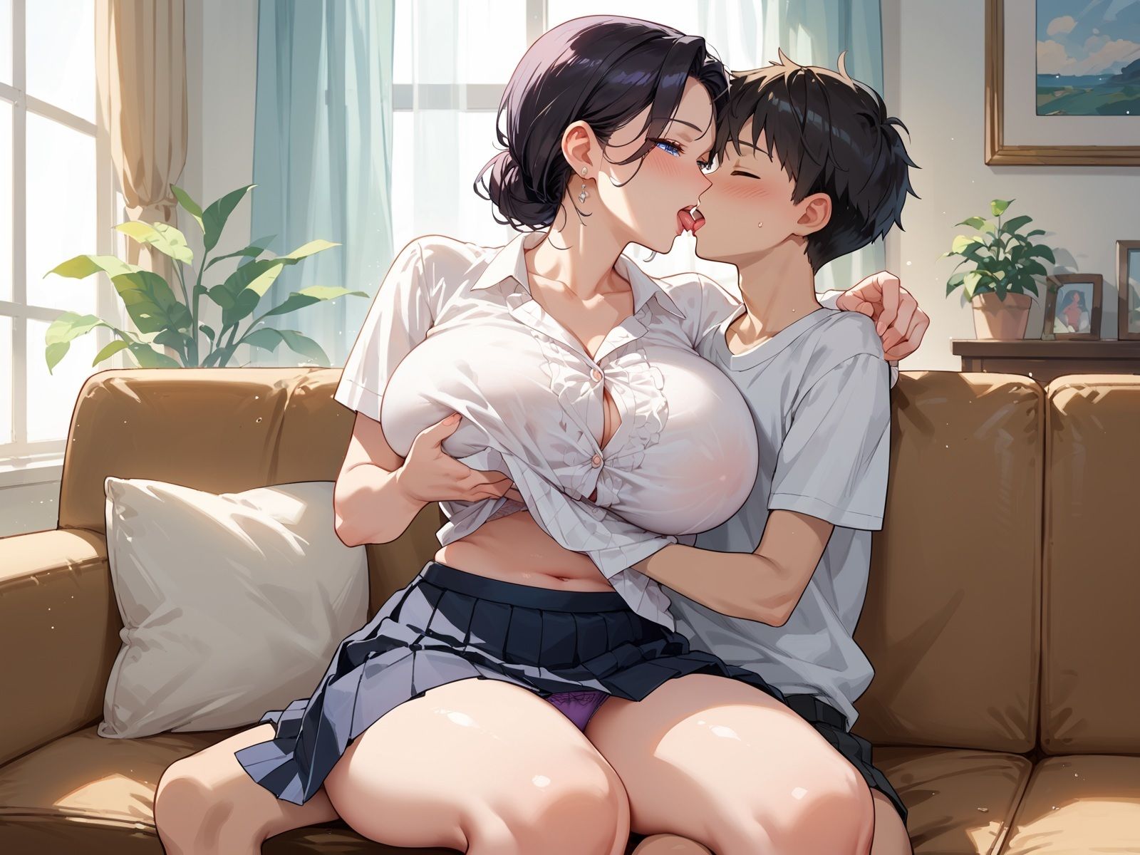【おっぱいを揉む】イラスト集 サンプル7ページ目