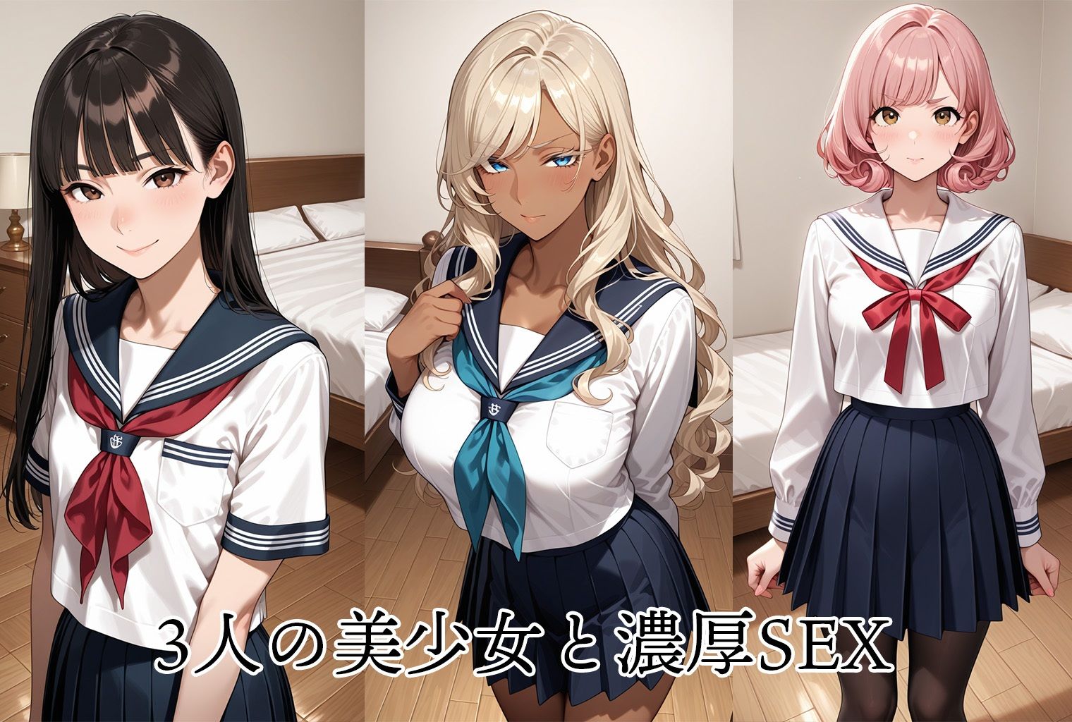 美脚美少女とのむれた足裏SEX サンプル1ページ目