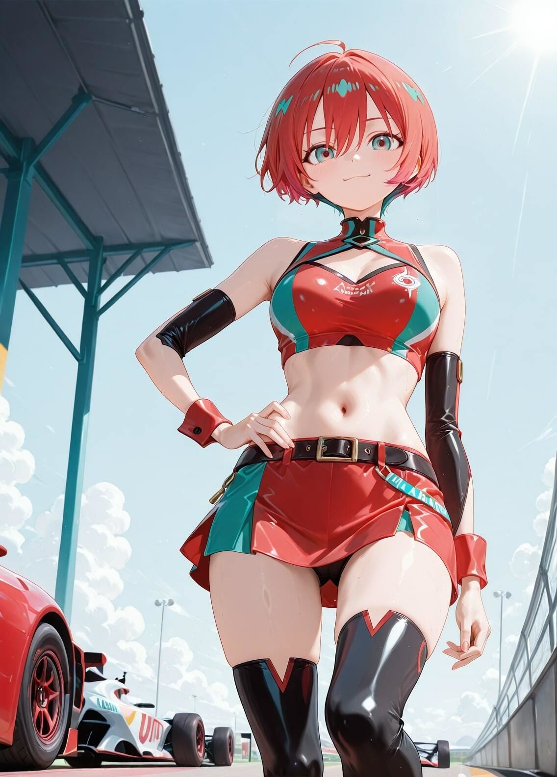 「機動戦士Gundam GQuuuuuuX」アマテ・ユズリハ セクシー写真集6（全500枚） サンプル8ページ目