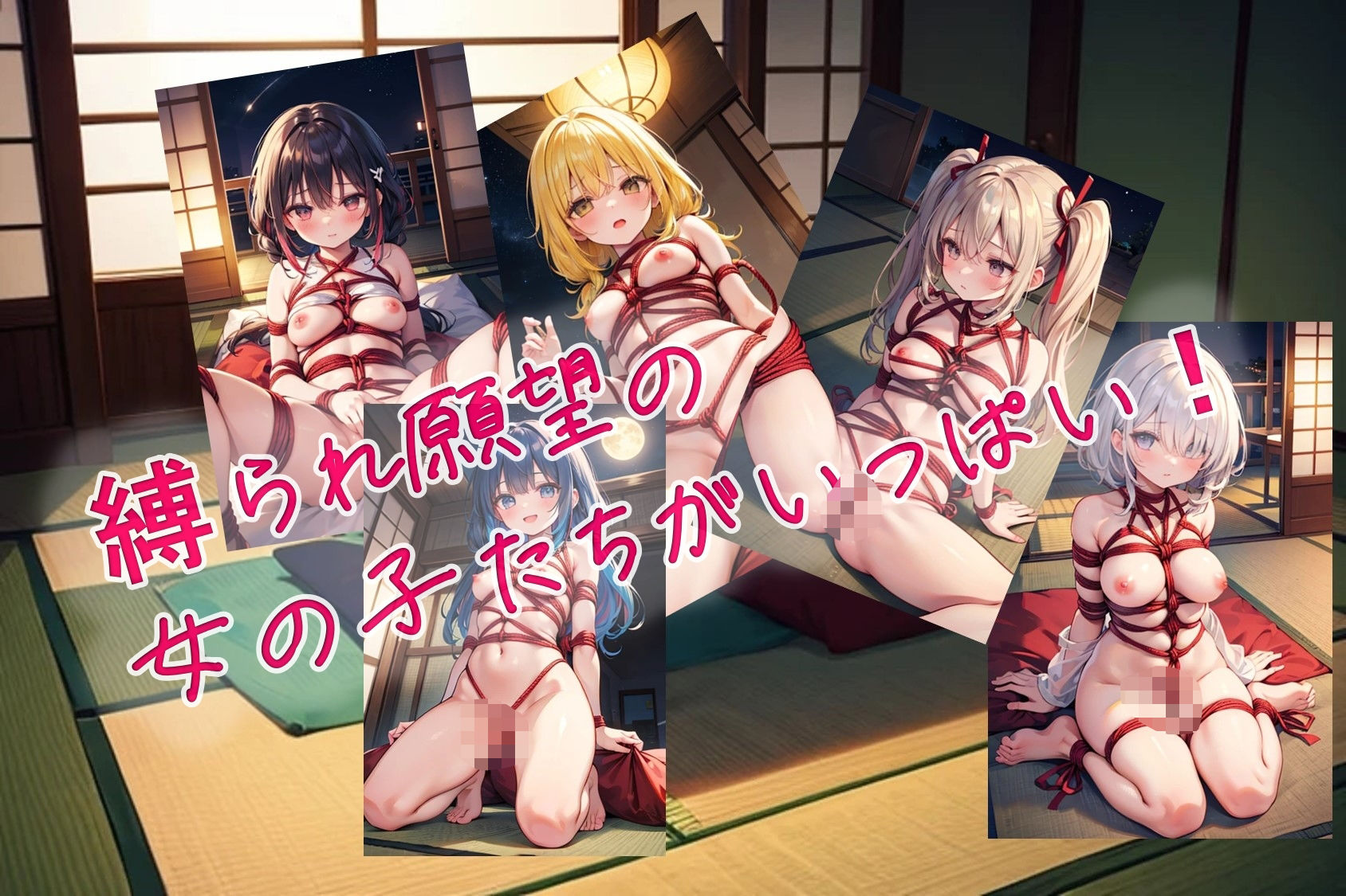 緊縛乙女注意報 サンプル1ページ目