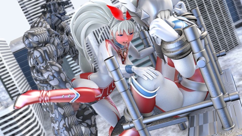 光の女神メロディナVS超光速拘束星人アラストル・仲間の目の前で サンプル1ページ目
