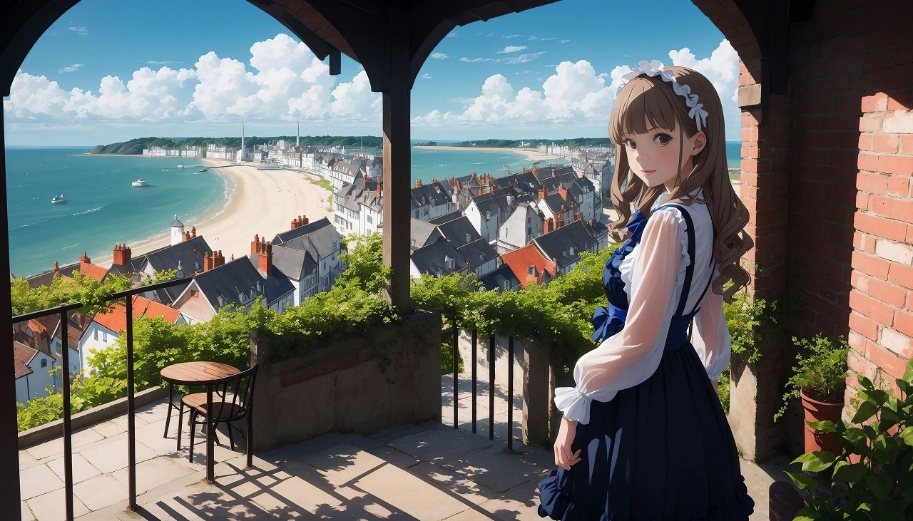 海辺のロ○ィタ少女イラスト集2 サンプル1ページ目