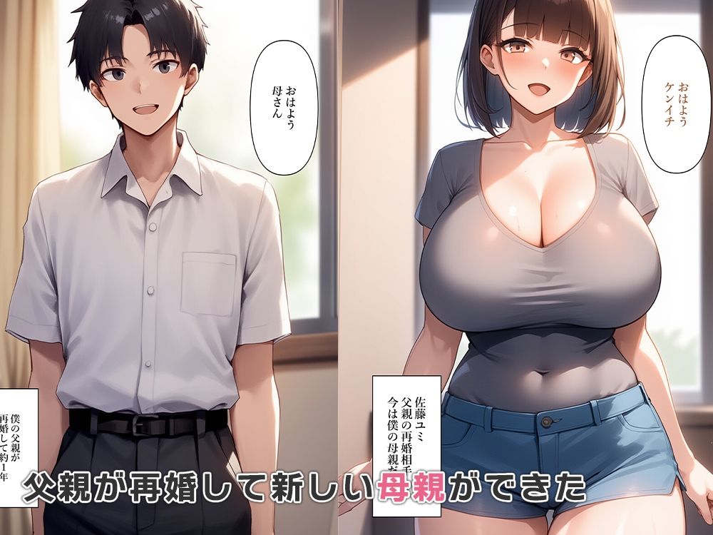 父の再婚相手は元男で息子を女体化させる サンプル1ページ目