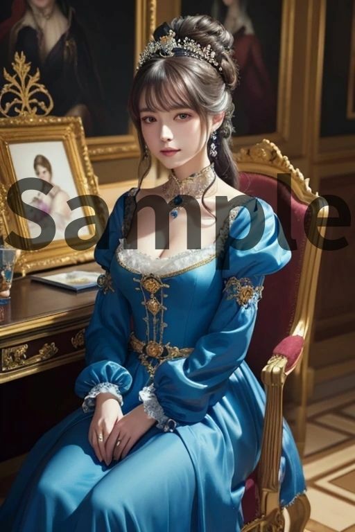 AAS 美女×お姫様【AIグラビア写真集】オーバー200 アメージングAI画像シリーズ サンプル8ページ目