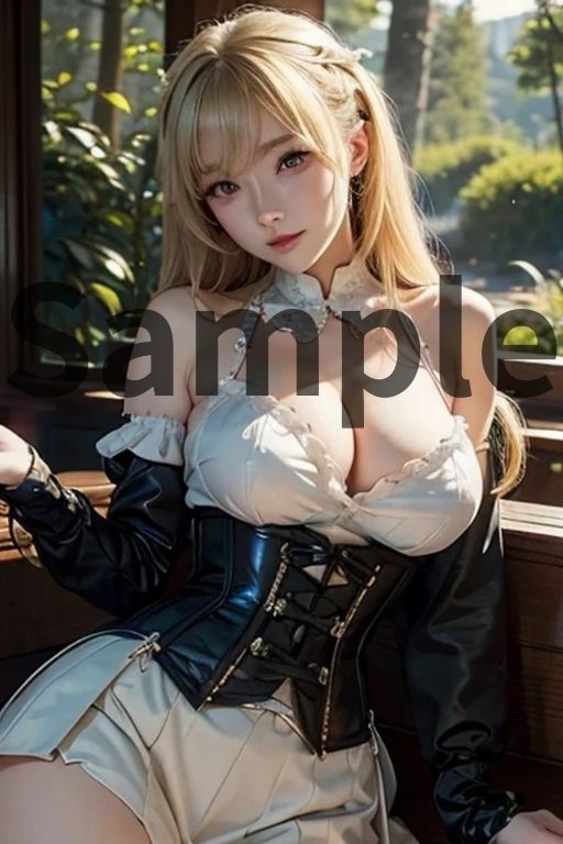 AAS 美女×コルセット【AIグラビア写真集】オーバー200 アメージングAI画像シリーズ サンプル4ページ目