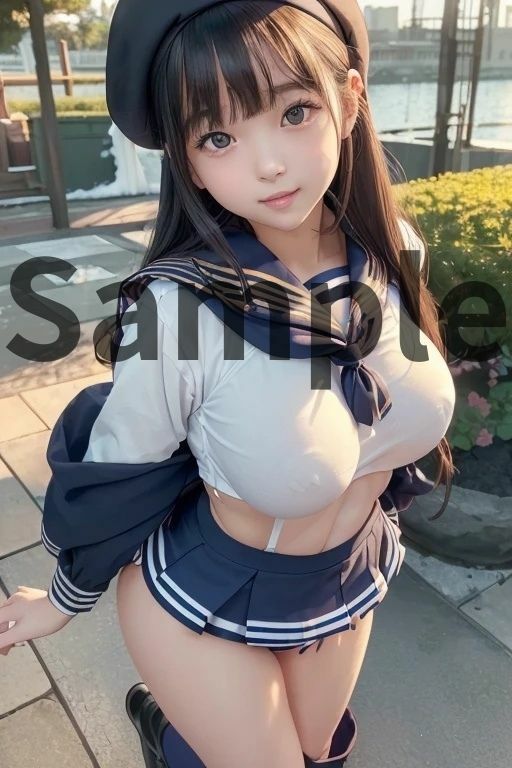 AAS 美女×ミニスカート【AIグラビア写真集】オーバー200 アメージングAI画像シリーズ サンプル1ページ目