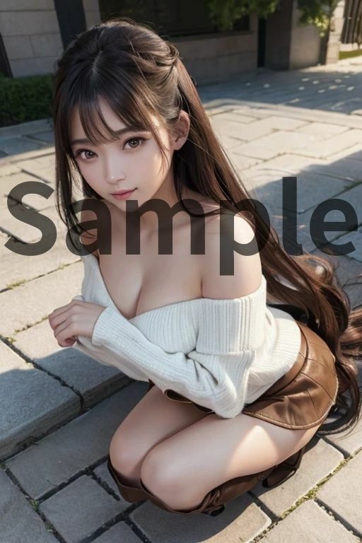 AAS 美女×ミニスカート【AIグラビア写真集】オーバー200 アメージングAI画像シリーズ サンプル3ページ目