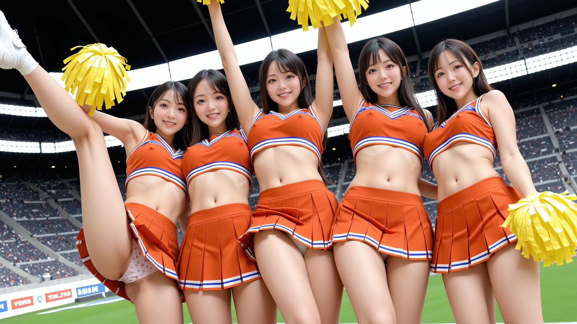 チア目当てに観戦しに行きたくなるスタジアム サンプル1ページ目