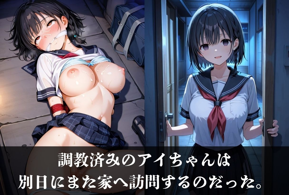 調教ストーリーCG集 あ〇ちゃん〜〇曜日のたわわ〜 サンプル9ページ目