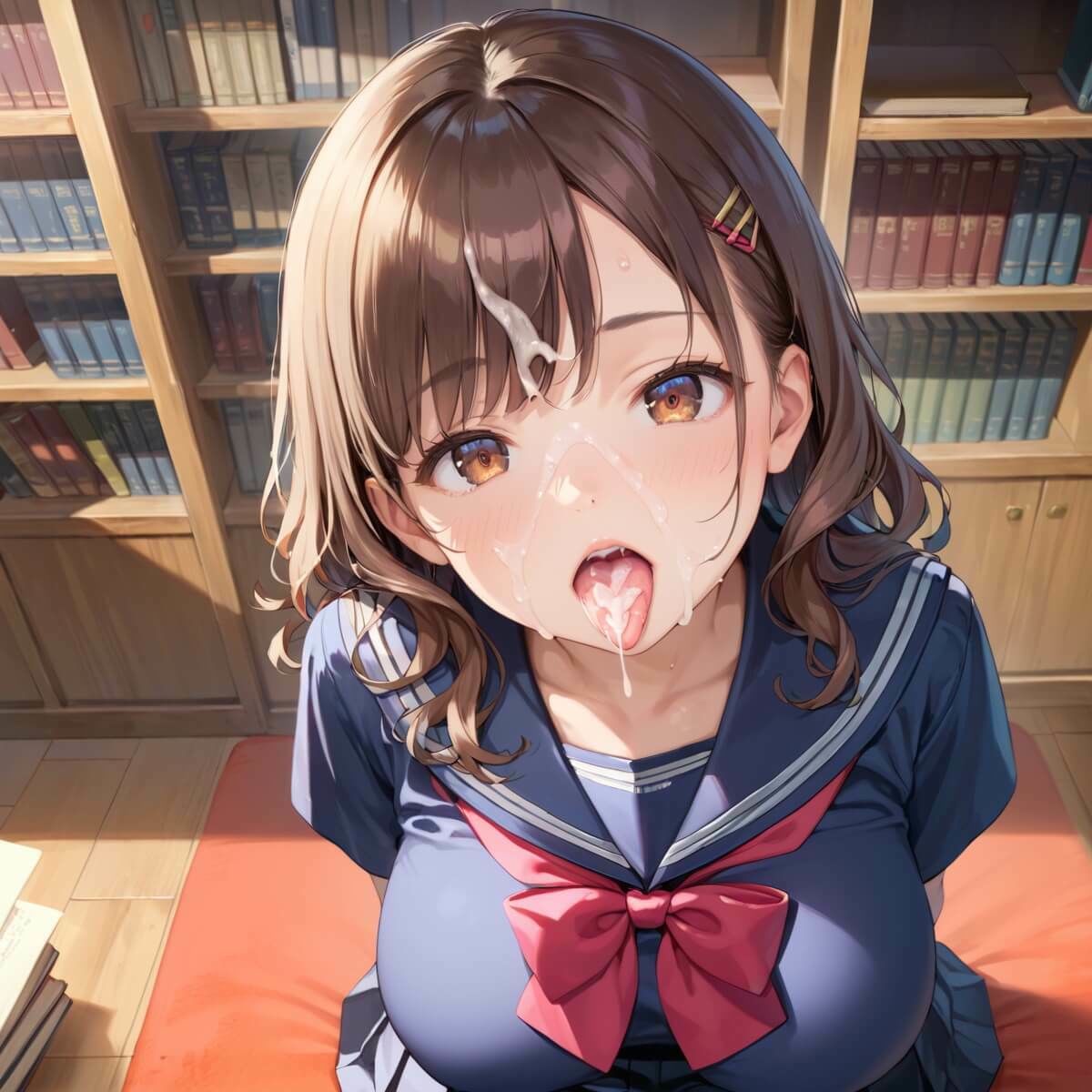 読書よりも性欲です！！〜うちの図書委員がエロ過ぎる！〜7【厳選200枚収録】 サンプル7ページ目