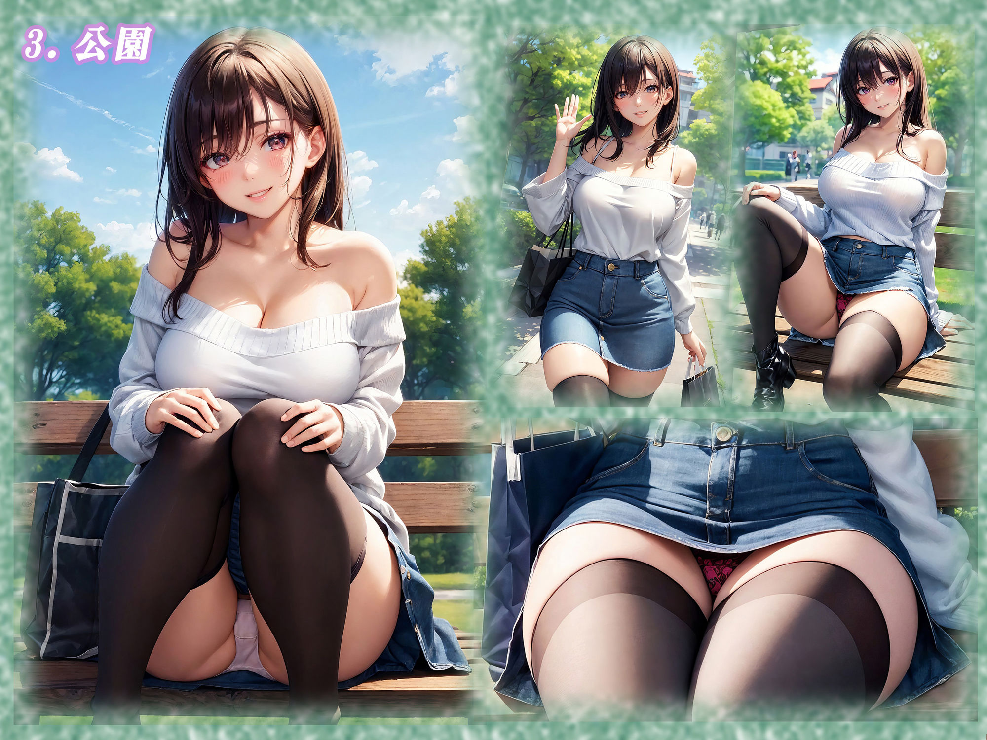 【イラストCG集】隣りの奥さん  〜秘密の関係の始まり〜 サンプル4ページ目