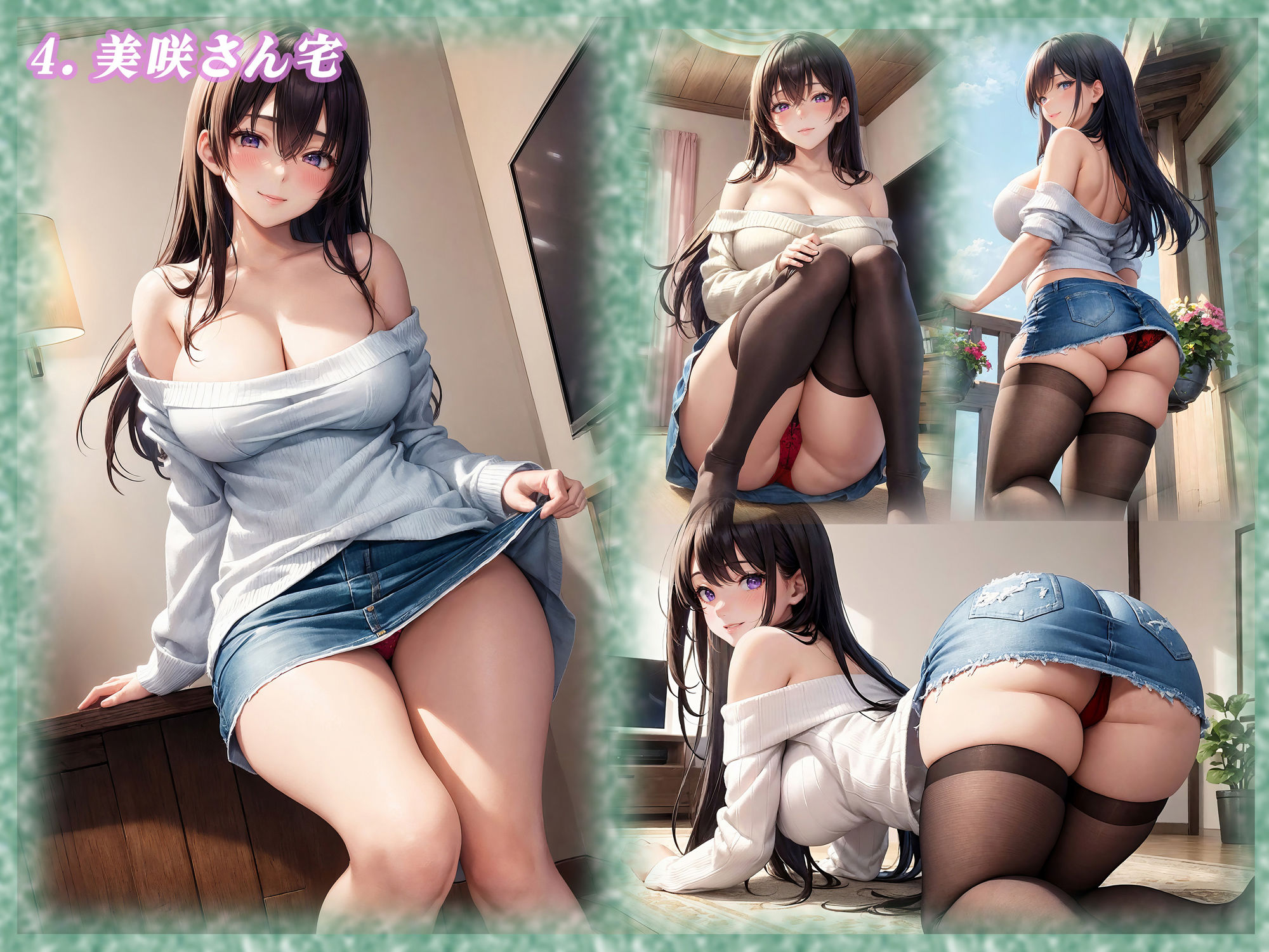【イラストCG集】隣りの奥さん  〜秘密の関係の始まり〜 サンプル5ページ目