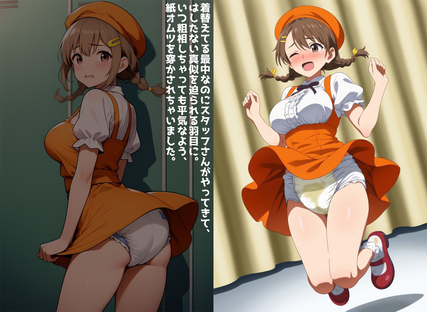 狂育番組の新人お漏らしお姉さん サンプル3ページ目
