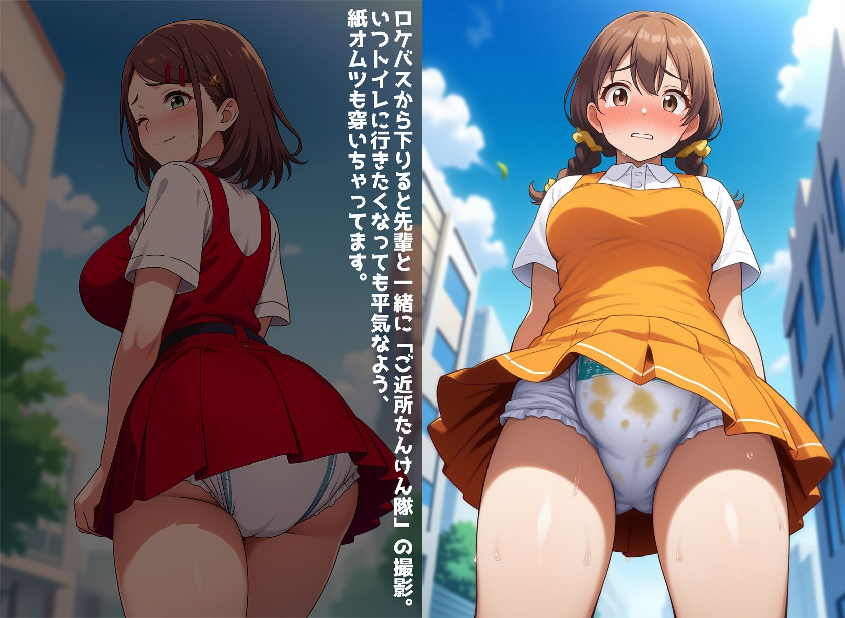 狂育番組の新人お漏らしお姉さん サンプル10ページ目