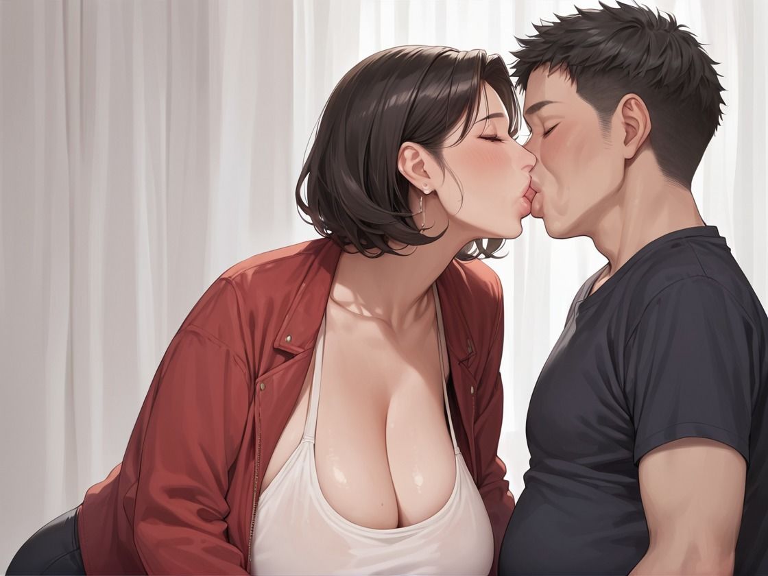 垂れ乳人妻のNTR サンプル1ページ目