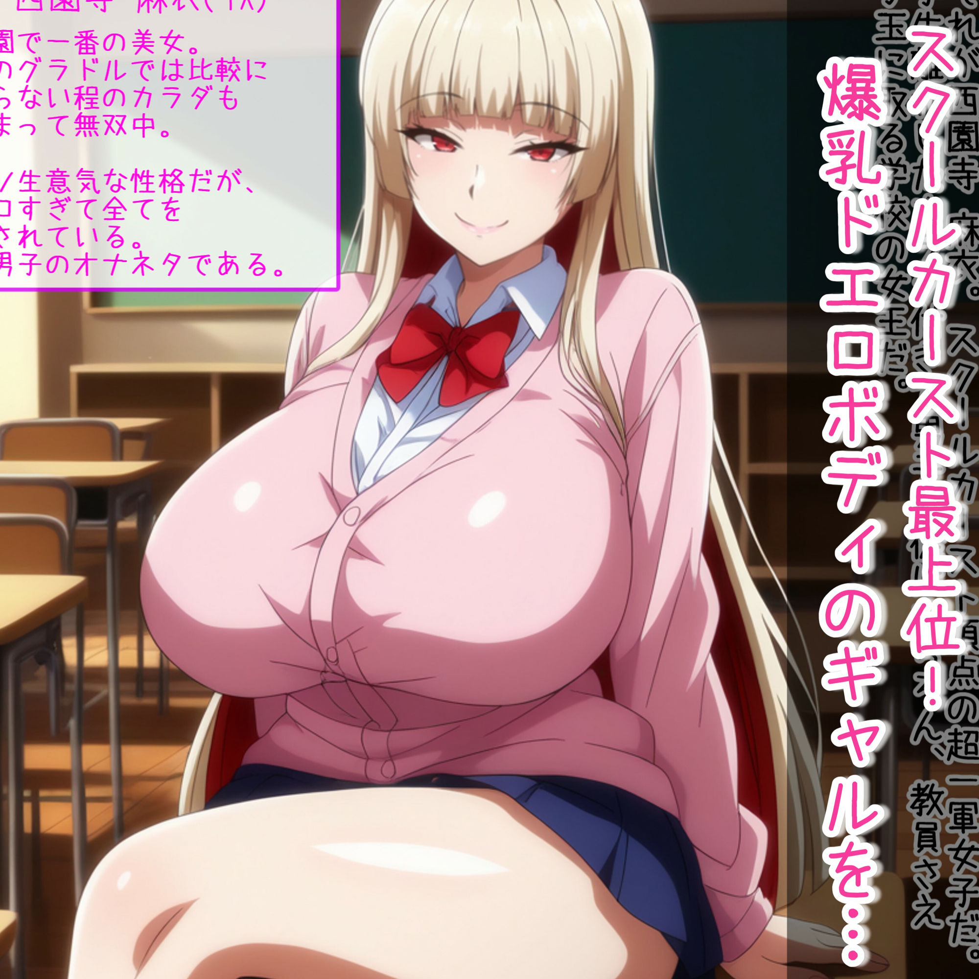 超爆乳ギャルとムッチムチ人妻ママをア〇リで私物化して母娘共々僕専用オナホにする サンプル1ページ目
